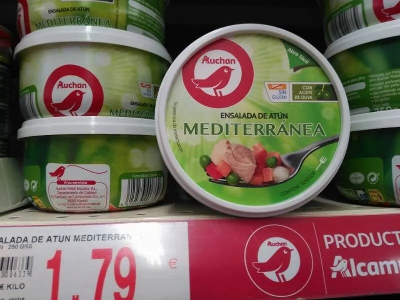 Ensalada de atún mediterránea