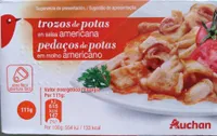 Trozos de Potas en salsa Americana