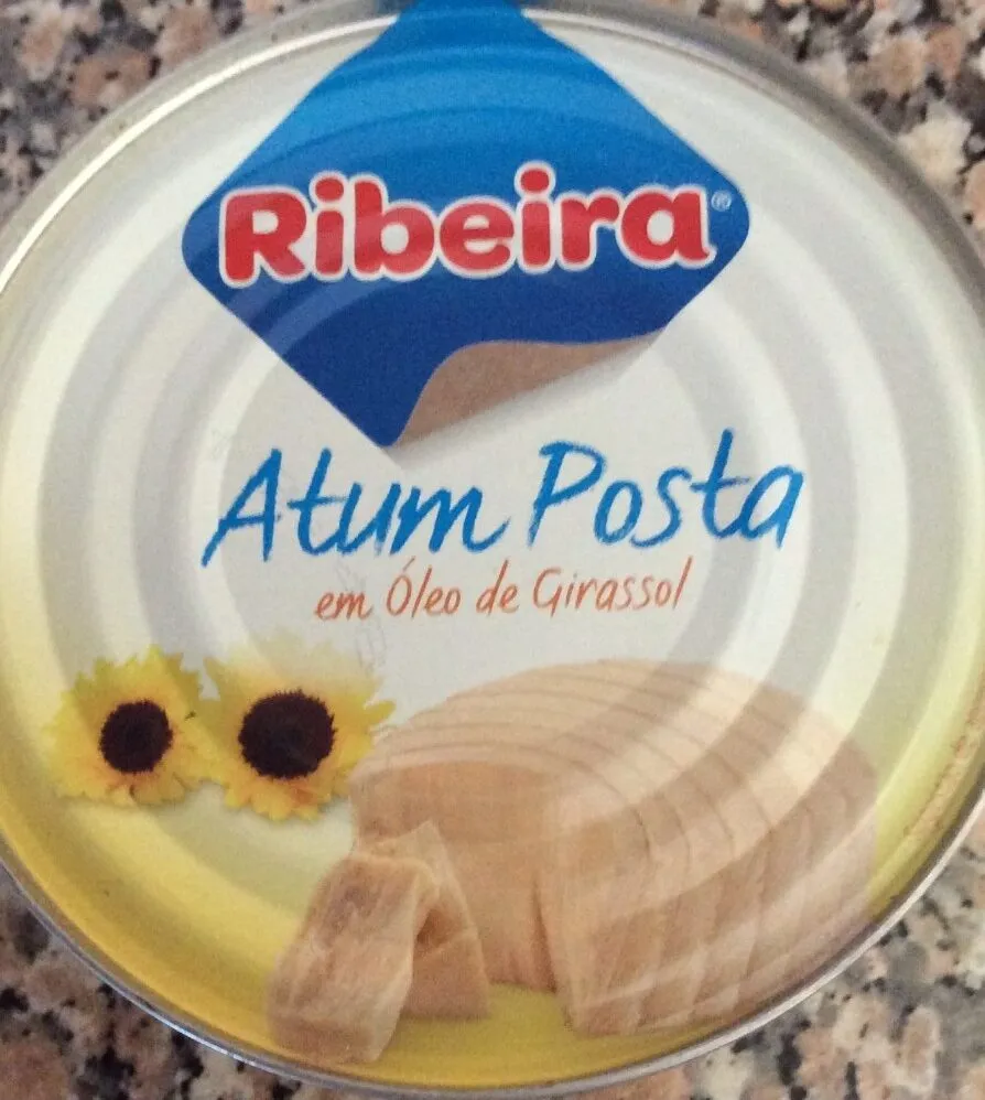 Atum posta em óleo de girassol