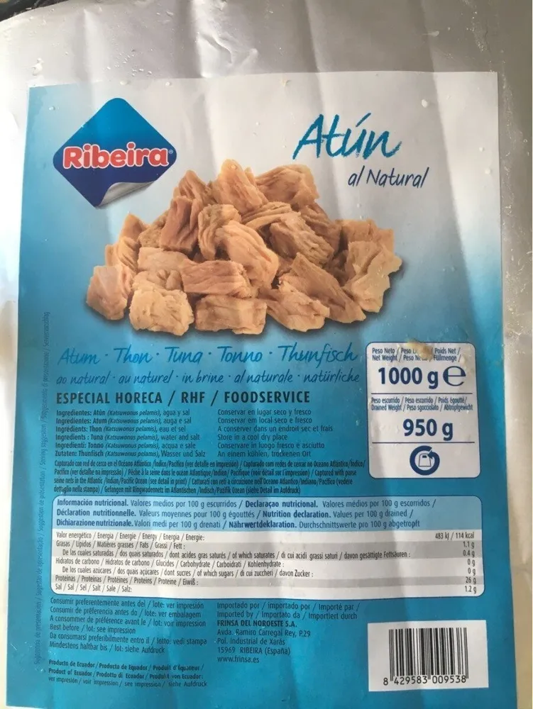 Atún al natural