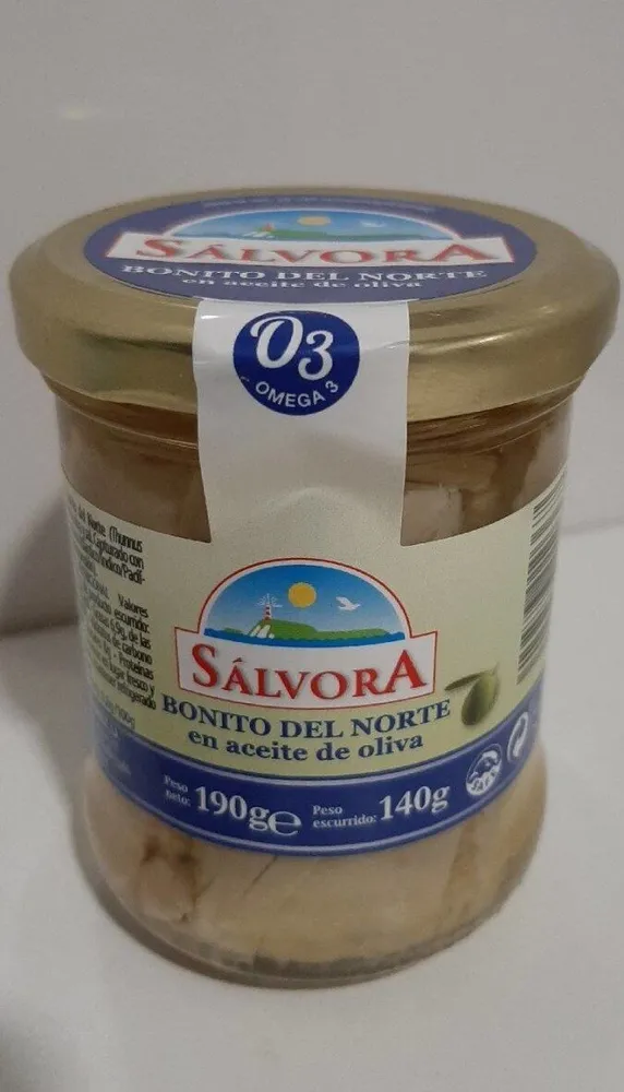 Sálvora bonito del norte en aceite de oliva