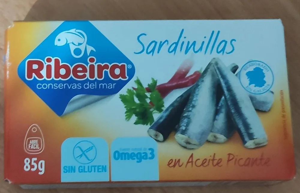 Sardinas en aceite de girasol picante