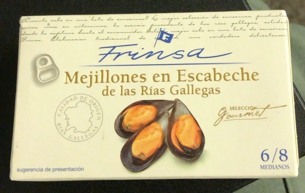 Mejillones en escabeche de las rías gallegas