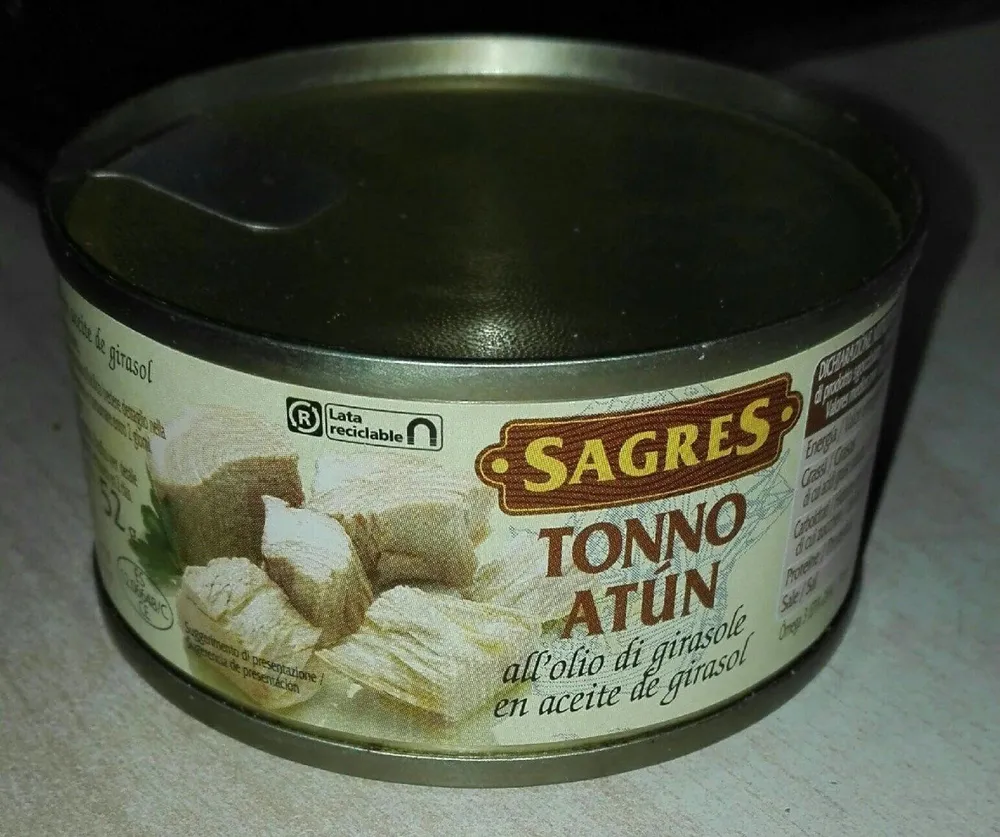 Atún en aceite de girasol