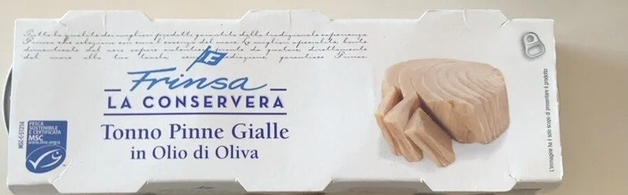 Tonno Pinne Gialle all’Olio d’Oliva