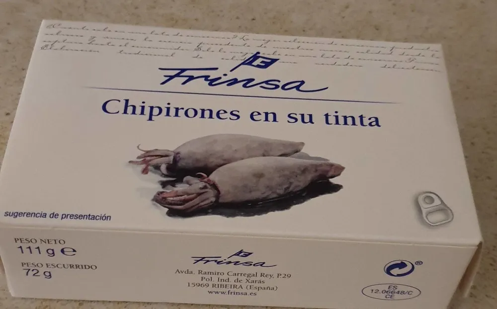 Chipirones en su tinta