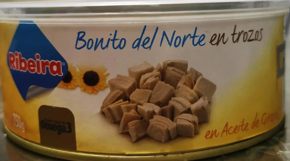 Bonito del Norte en trozos
