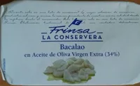 Bacalao en aceite de oliva virgen extra 34%
