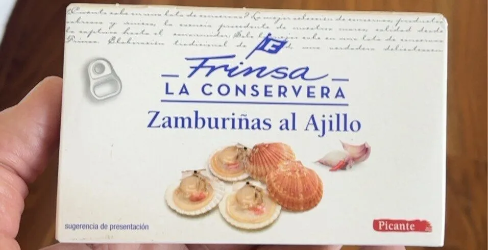 Zamburiñas al ajillo