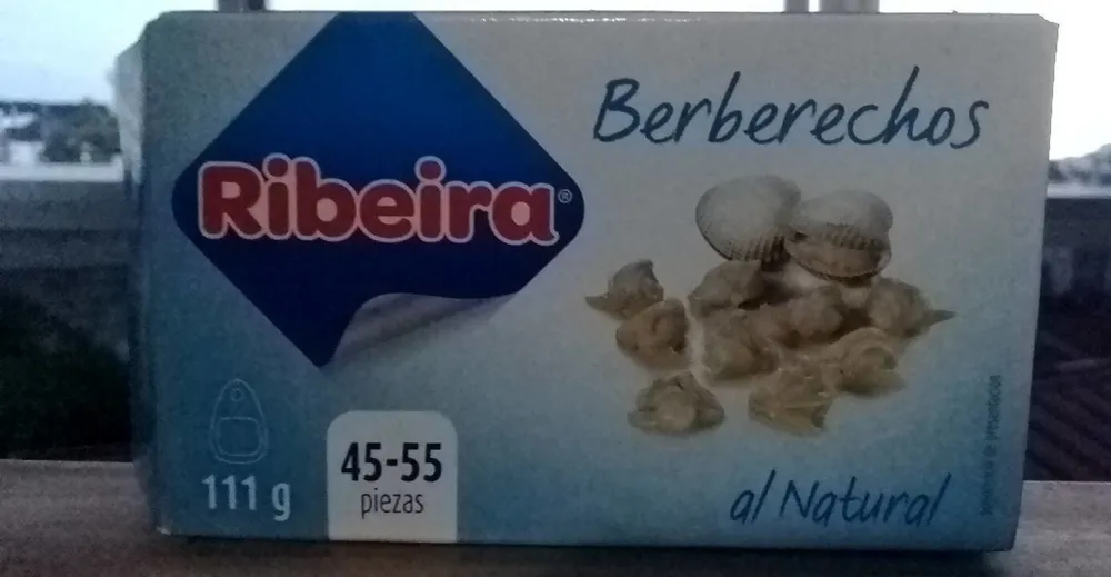 Berberechos al natural