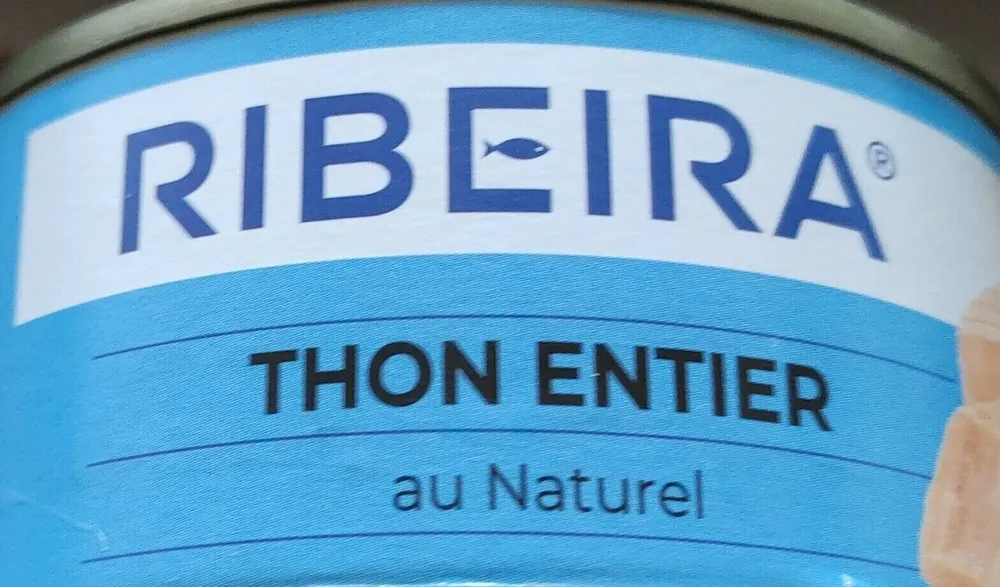 RIBEIRA THON ENTIER AU NATUREL