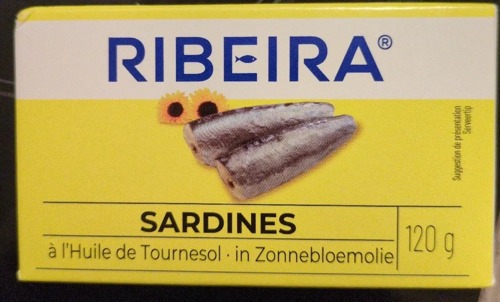SARDINES HUILE TOURNESOL RIBEIRA 125g