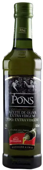 Azeite De Oliva Extra Virgem Espanhol Pons Vidro 500ml
