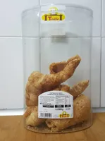 Cortezas de cerdo curadas y fritas
