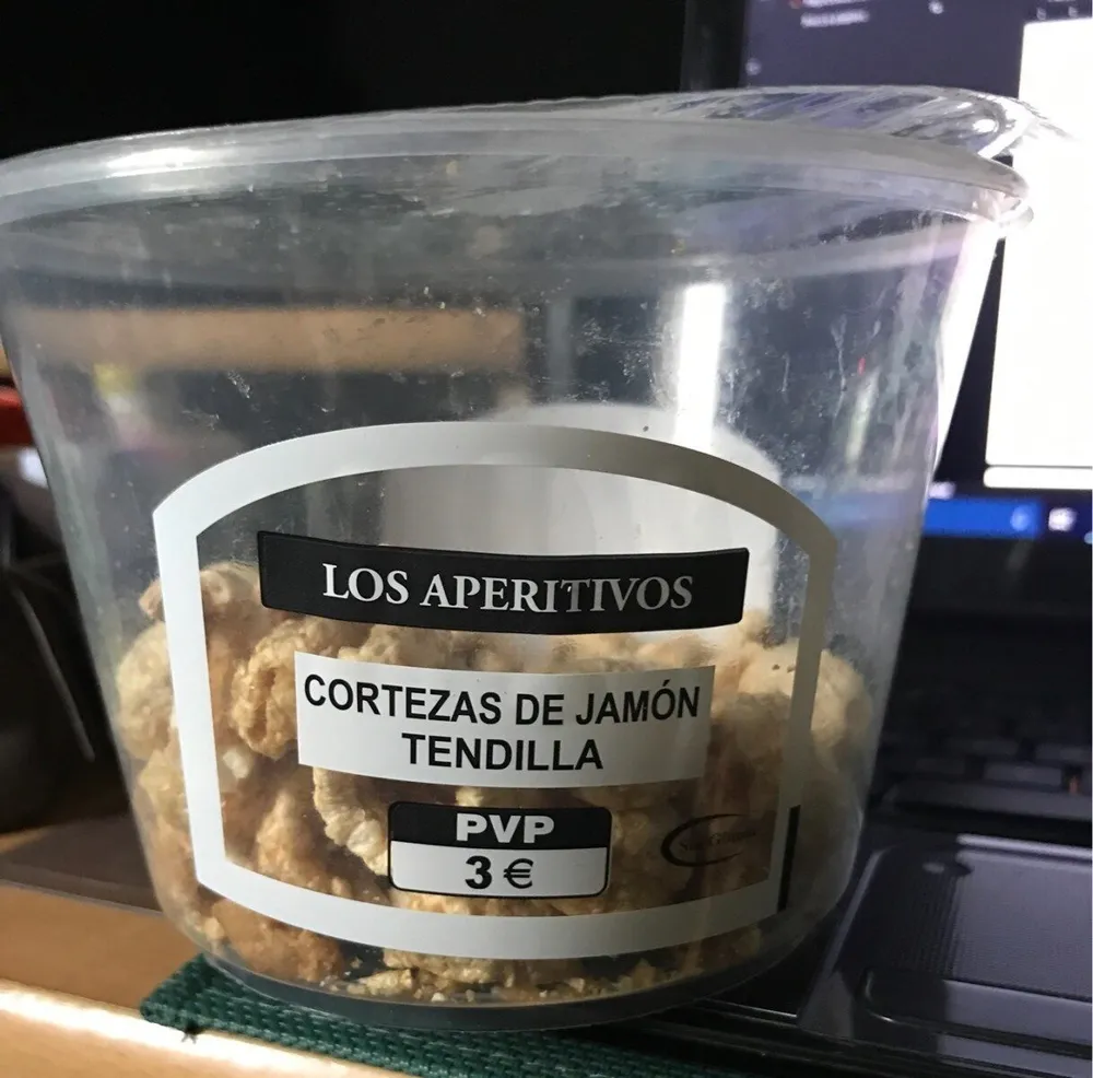 Cortezas de jamón tendilla