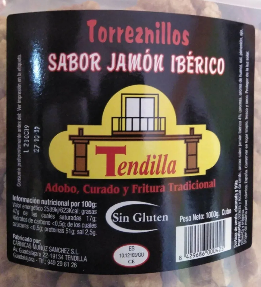 Torreznillos sabor jamón ibérico