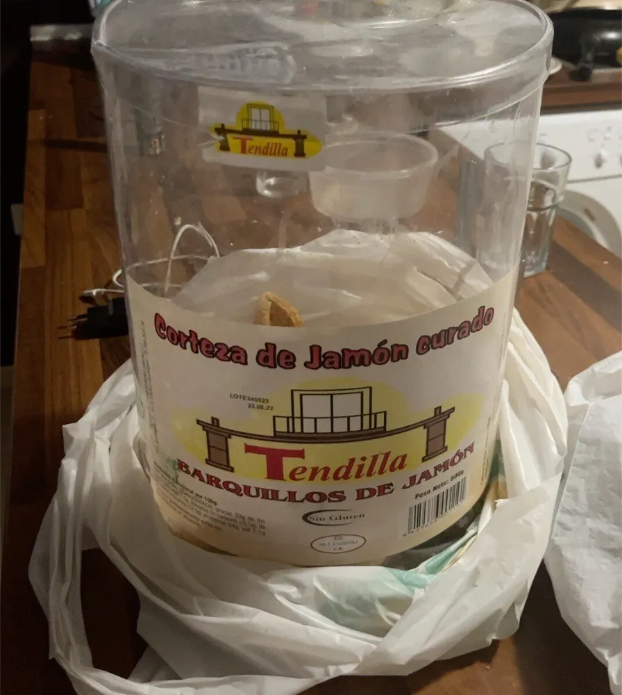 Corteza de jamon curado
