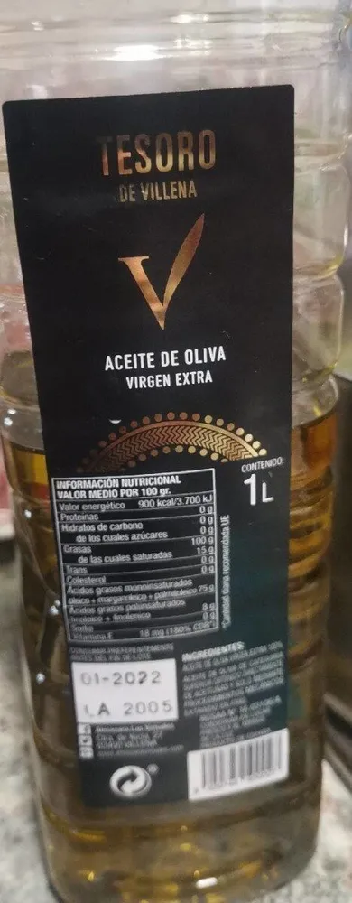 Aceite de oliva virgen extra