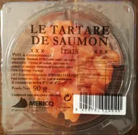 La tartare de saumon frais