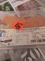 Salmón ahumado en aceite de girasol