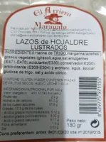 Lazos de hojaldre