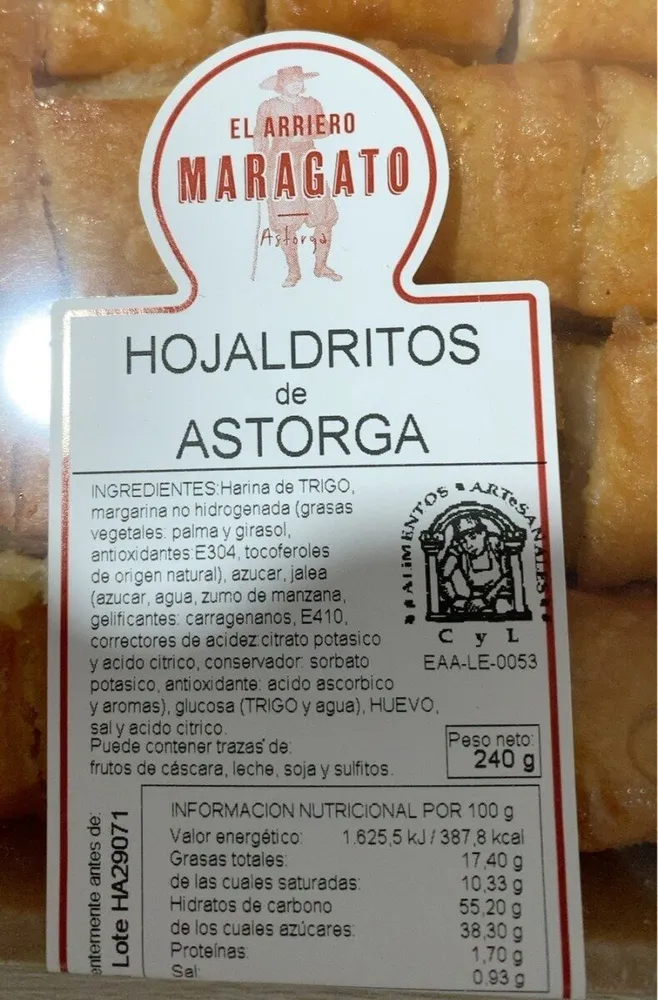 Hojaldritos de Astorga