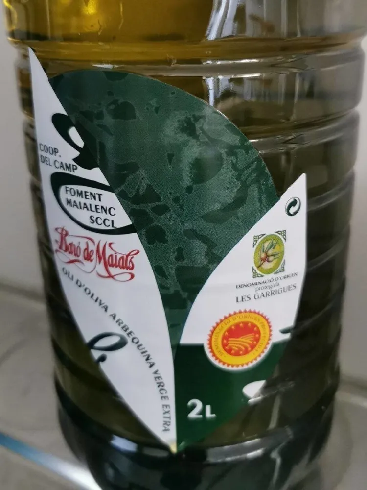 Aceite de oliva arbequina virgen extra