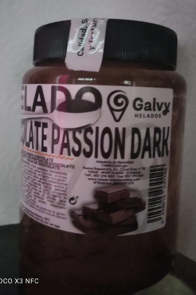 Helado Chocolate Pasión Dark