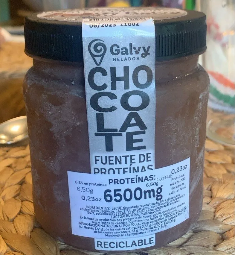 Helado chicolate