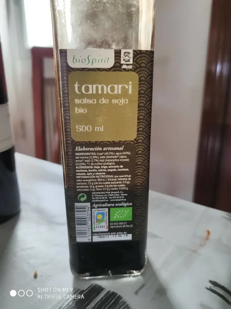 Tamari Salsa de soja bio