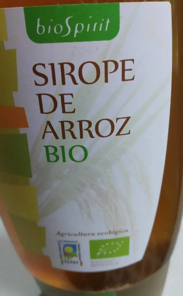 Sirop de riz Bio
