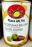 Olives vertes farcies au chorizo