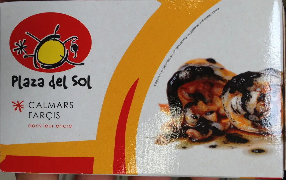 Calamars farçis dans leur encre