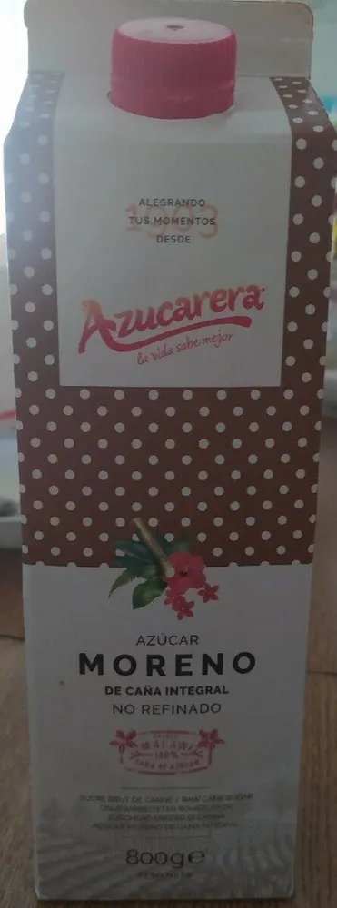 Azúcar moreno de caña integral no refinado