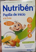 Papilla de inicio a la fruta