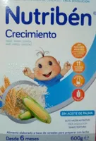 Papilla instantánea de cereales crecimiento