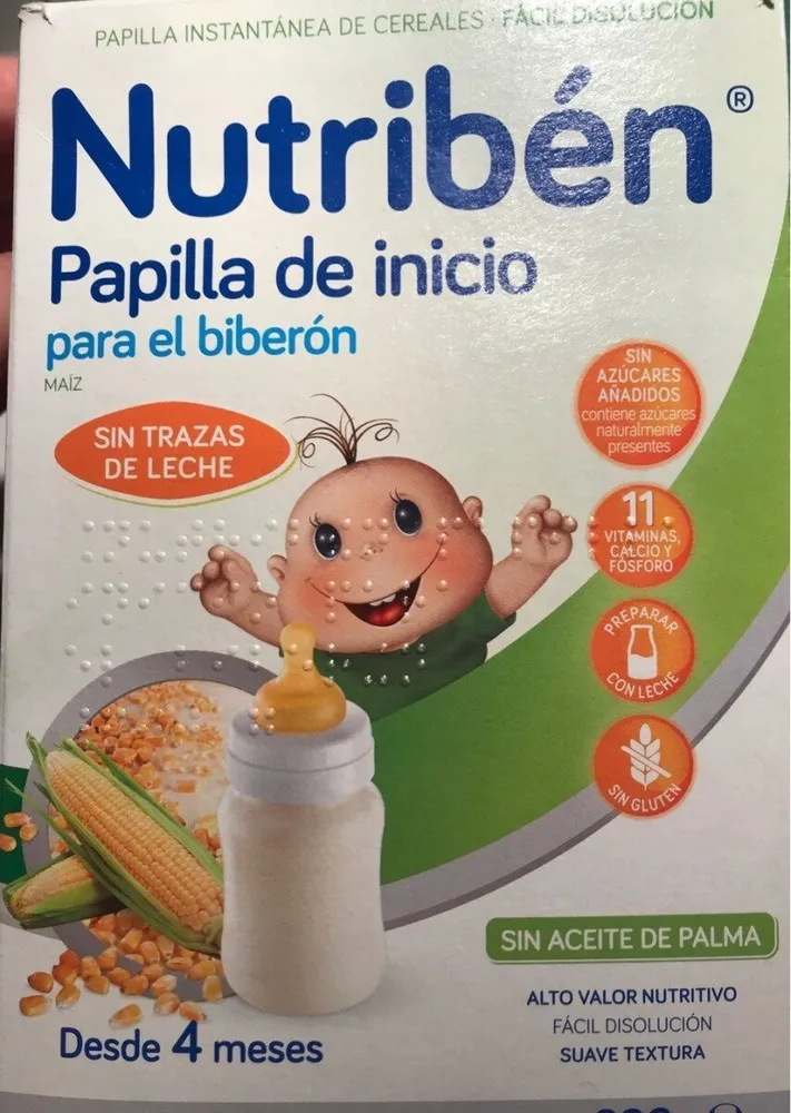 Papilla de inicio para biberon