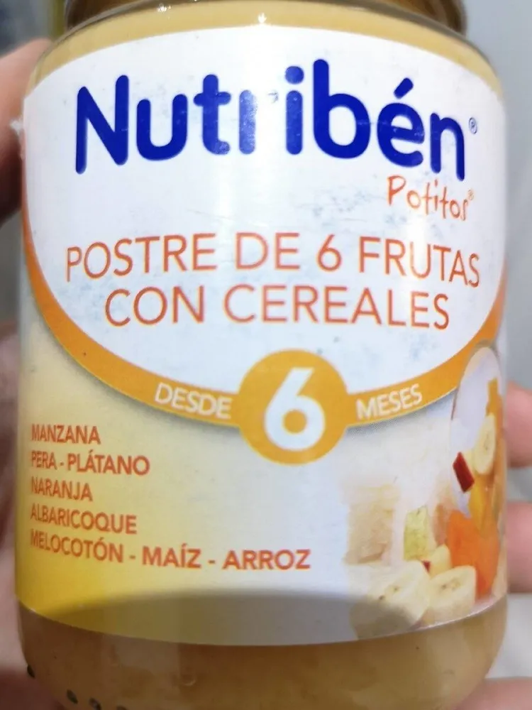 Nutriben 6 frutas con cereales