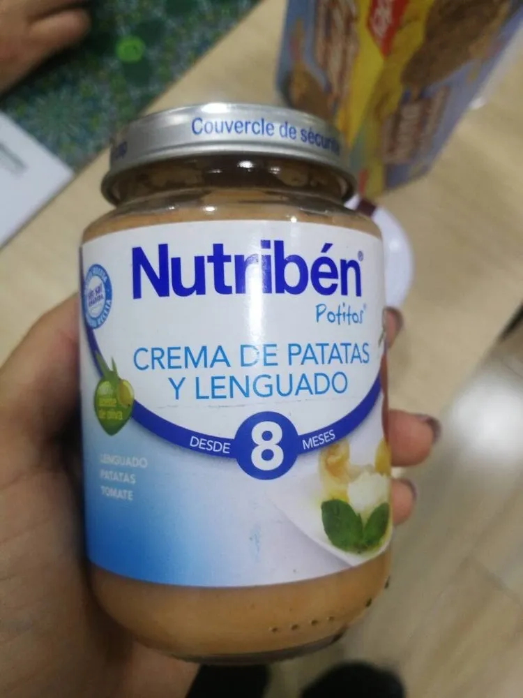 Crema de patatas y lenguado