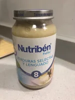 Potito  de verduras selectas y lenguado