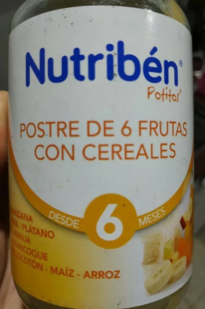 Potito Postre de 6 frutas con cereales