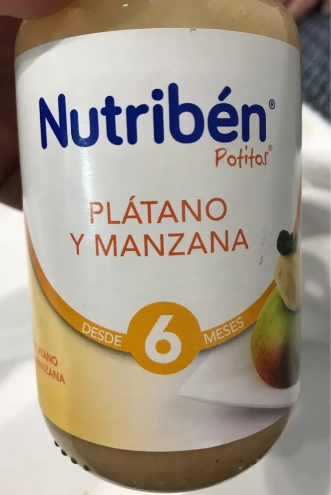 Platano y manzana