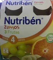 Nutribén zumos 3 frutas