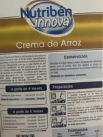 Nutriben innova crema de arroz