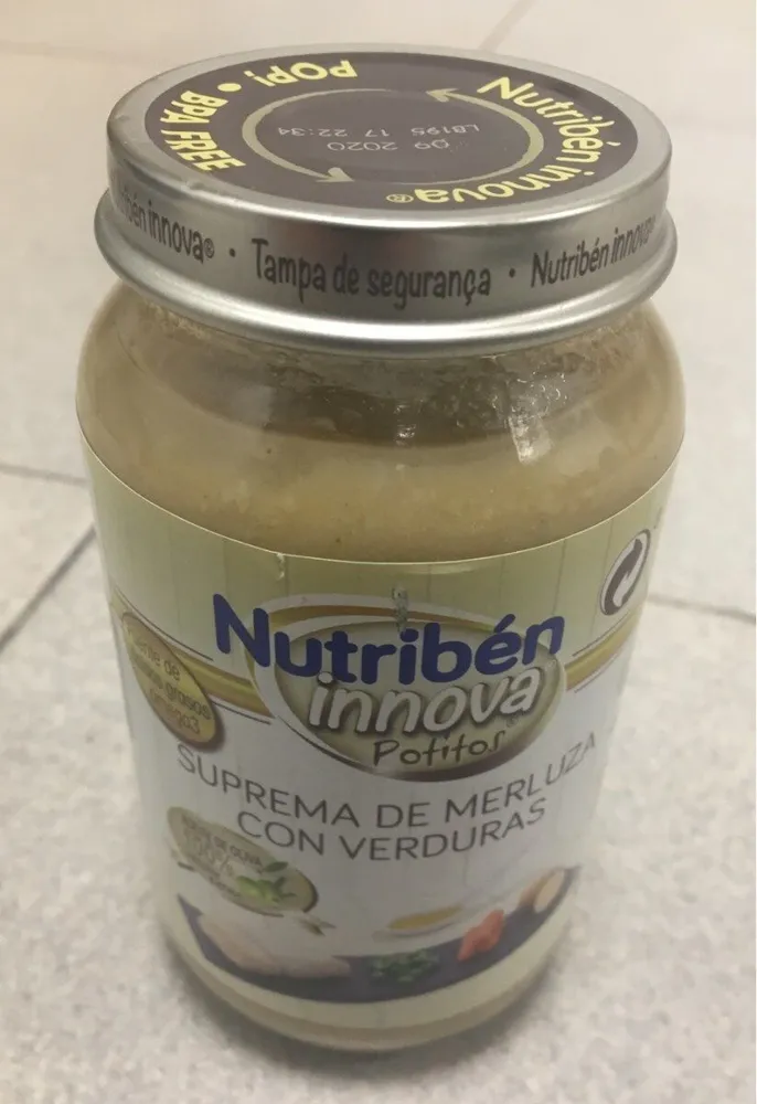 Suprema de merluza con verduras