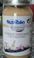 Frutas de temporada con galletas