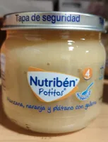 Potito manzana naranja plátano y galleta