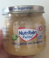 Potito pollo y jamón con verduritas