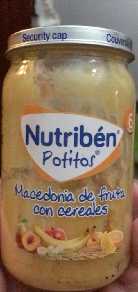 Potito Macedonia de fruta y cereales