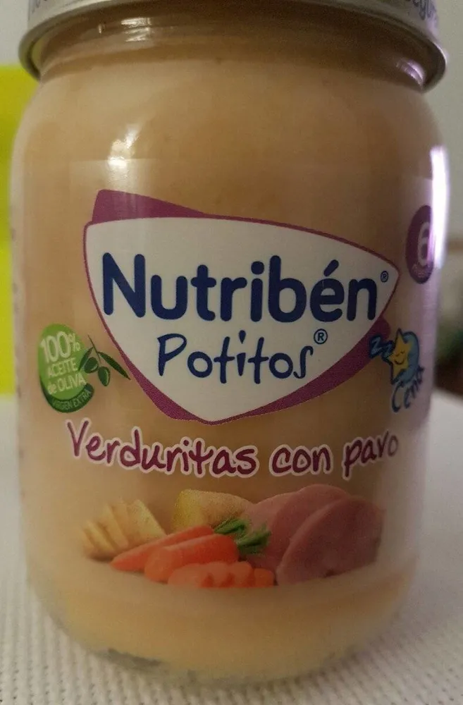 Potito verduritas con pavo